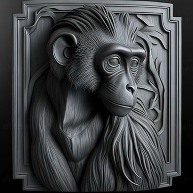 3D модель Piliocolobus foai (STL)